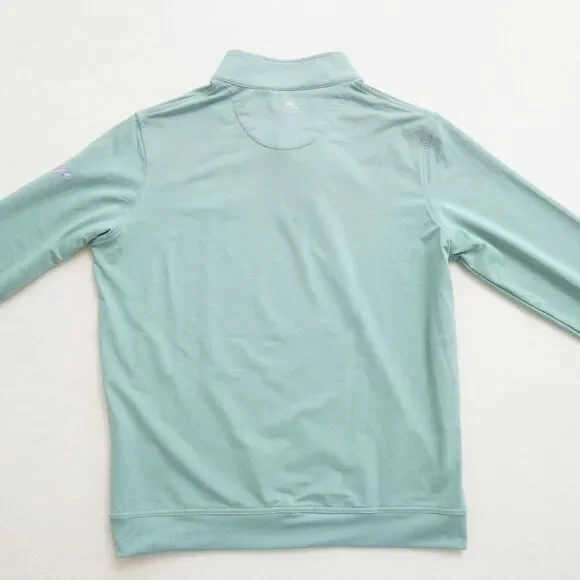 Peter Millar Light Blue Crew Neck Sweater - Picture 5 of 10